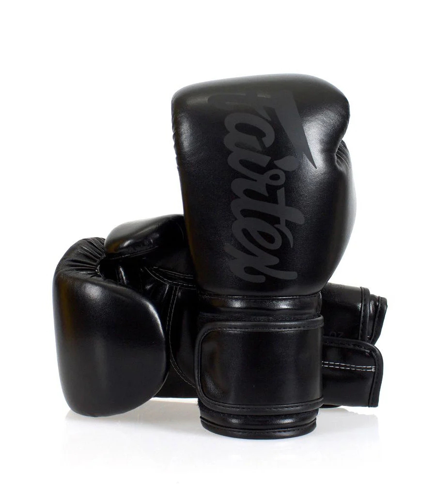 Fairtex Microfiber Gloves: "Solid Black"
